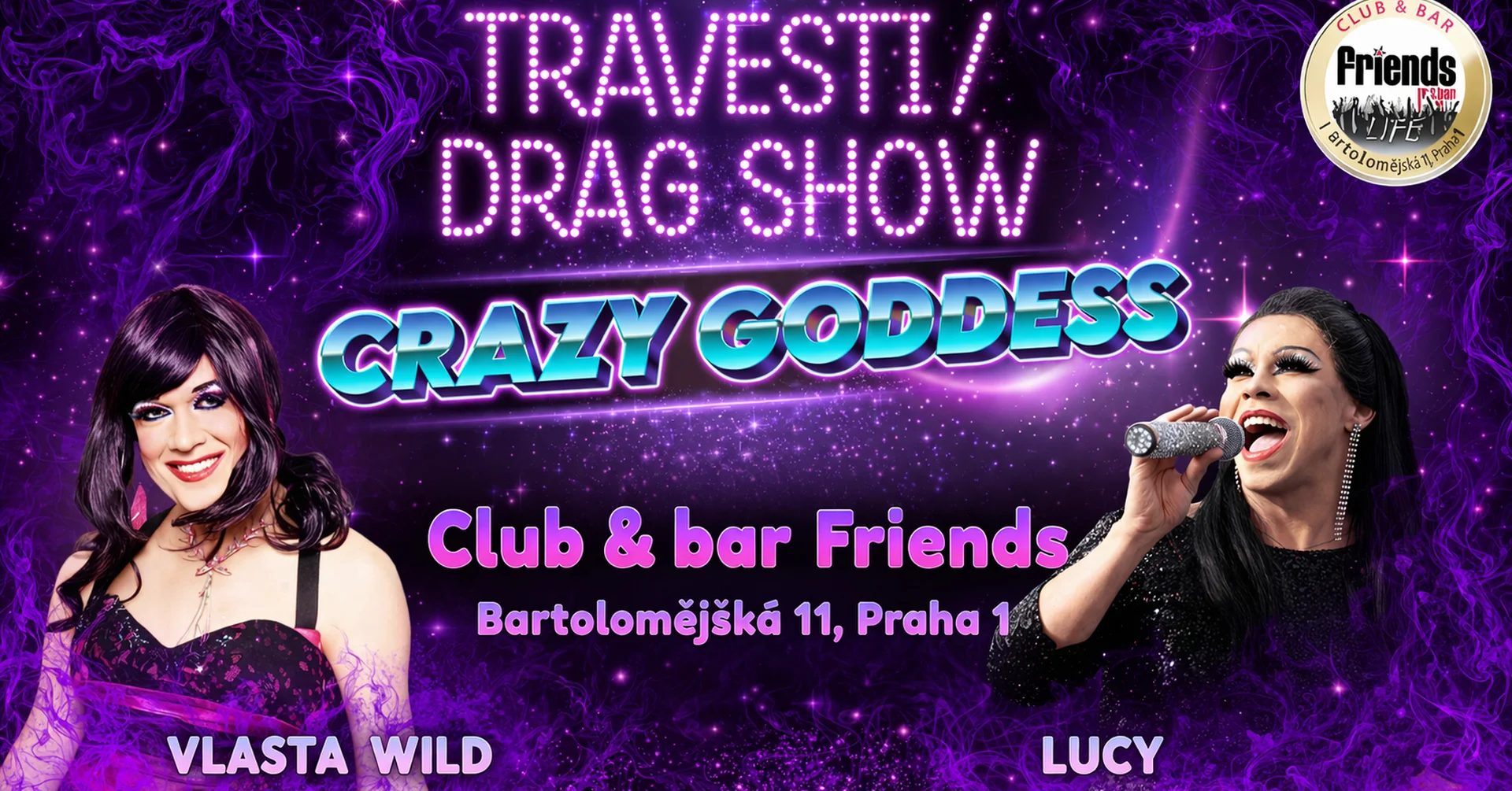 Travesti/Drag show by Vlasta, Lucy