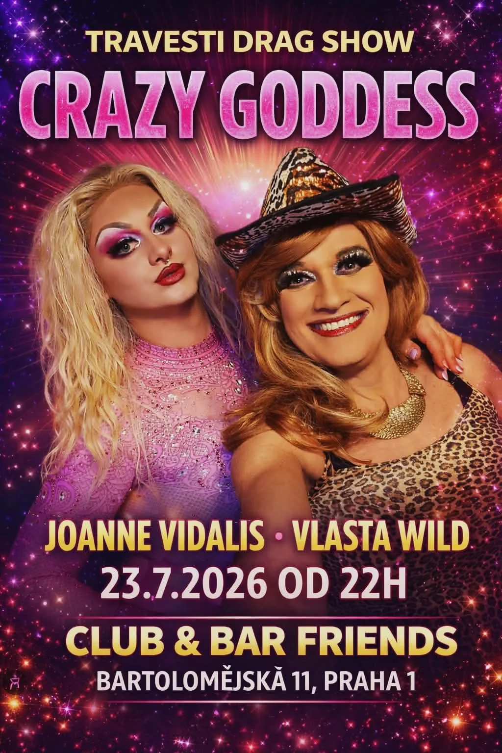 Drag/Travesti show by Vlasta Wild, Joanne