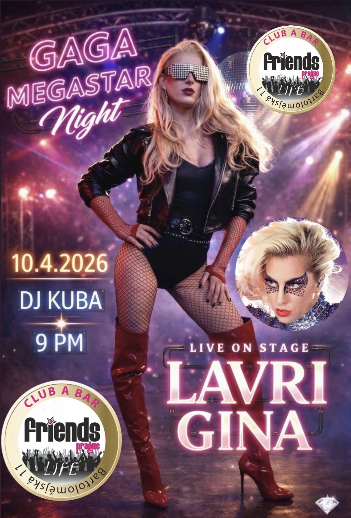 GAGA Megastar night by Lavri Gina