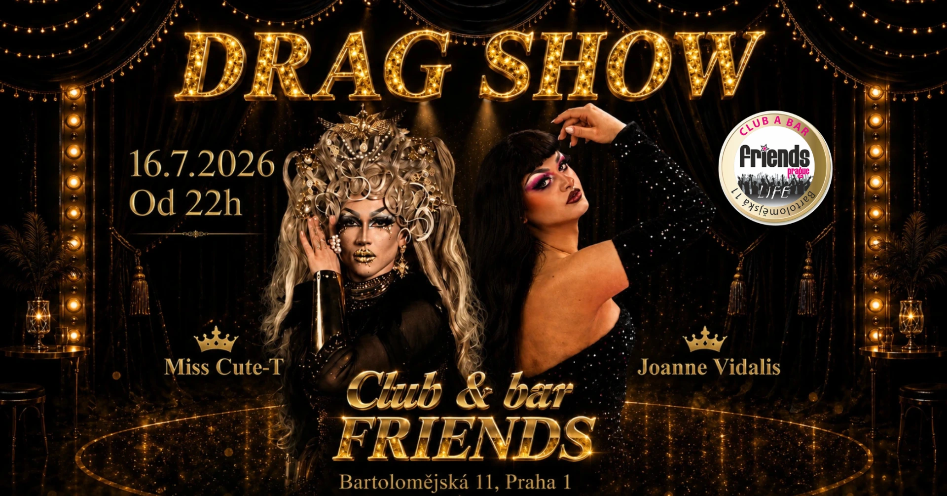 Drag/Travesti show by Miss Cute-T/Joanne