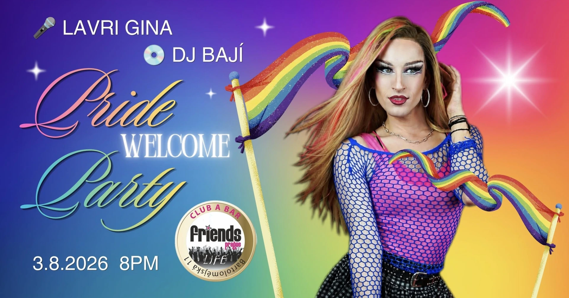 🎉Welcome Prague Pride Party🌈
