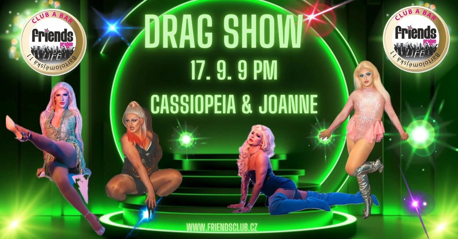 Drag/Travesti show by Cassiopea, Joanne